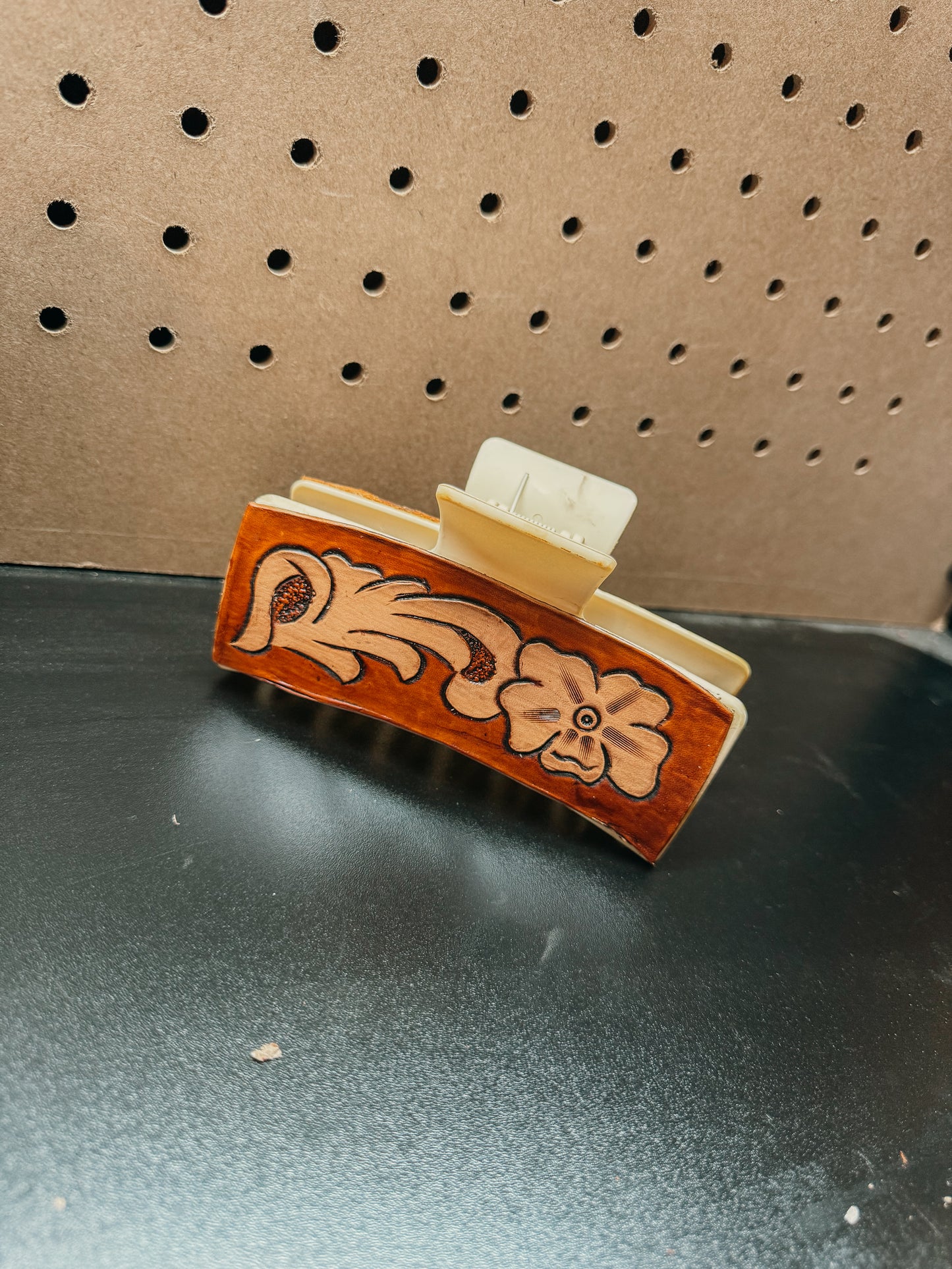 Hand Tooled Claw Clip